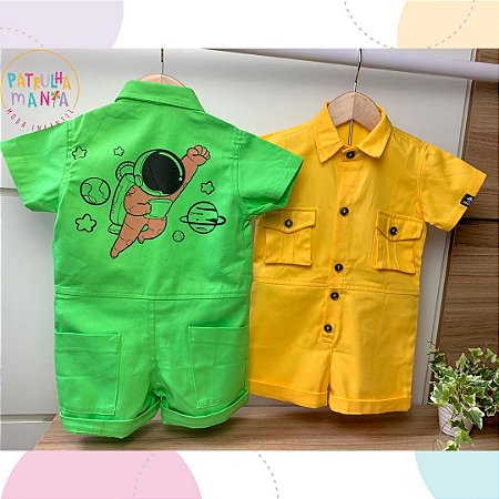 Macacão Astronauta - Sarja Leve