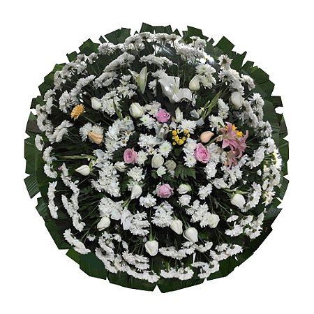 Coroa de Flores com tons Leves