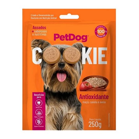 Biscoito PetDog Cookie Antioxidante para Cães - 250g