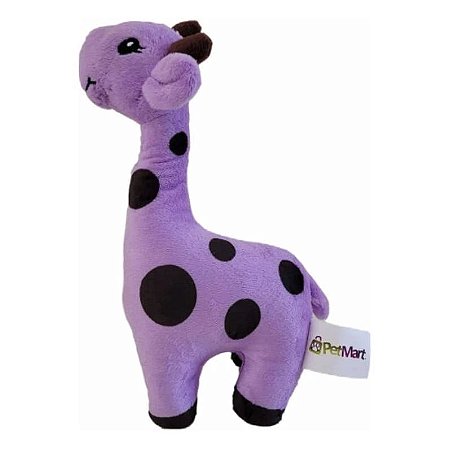 Brinquedo Pelúcia Girafinha para cães - Lilás