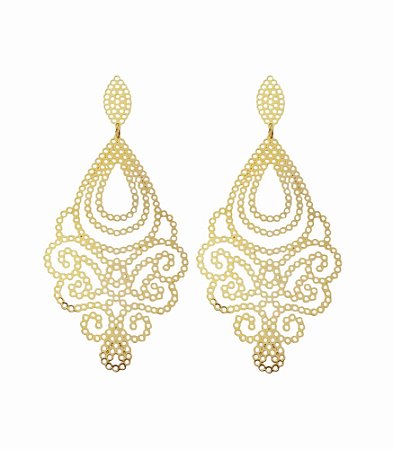MAXI BRINCO P/COLAGEM DE STRASS FOLHEADO A OURO