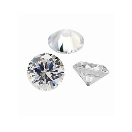 250 UNIDADES ZIRCÔNIA REDONDA CRISTAL CÚBICA 3MM