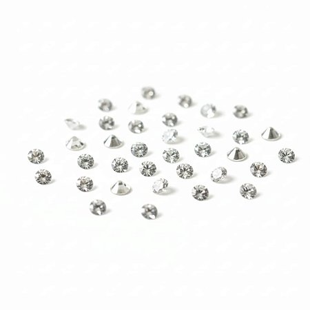 1000 UNIDADES ZIRCÔNIA REDONDA CRISTAL CÚBICA 1.25mm