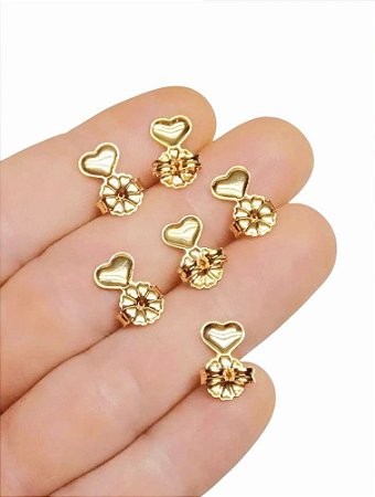 TARRAXA/TARRACHA MAGICA FOLHEADA A OURO - KIT COM 5 PARES
