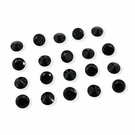 150 UNIDADES ZIRCÔNIA REDONDA CÚBICA JET 3MM