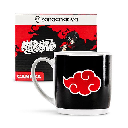 Caneca Naruto Urban Akatsuki 300 ml Zona Criativa 10024715 - Barra Rey