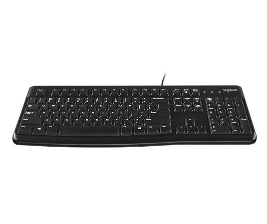 Teclado USB Com Fio K120 Preto - Logitech