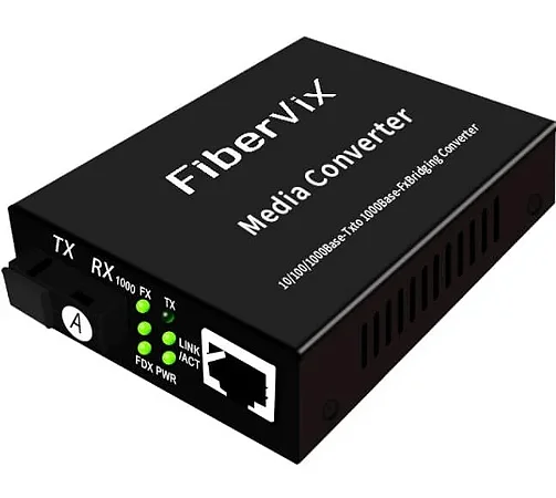 Conversor de Mídia Gigabit 20km (Par) - FiberVix