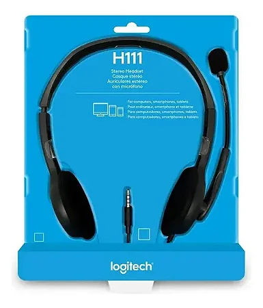 Headset Com Fio H111 - Logitech