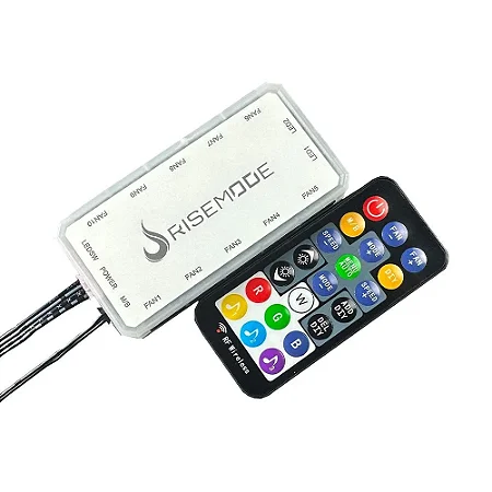 Controladora Rise Mod Sound ARGB 6p 10Fans