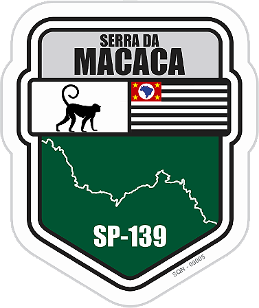 Patch Adesivo Serra da Macaca