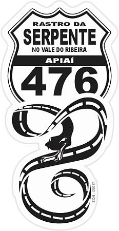 Patch Adesivo Rastro da Serpente Apiaí