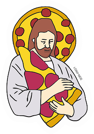 Jesus love pizza