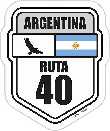 Patch Adesivo Argentina Ruta 40