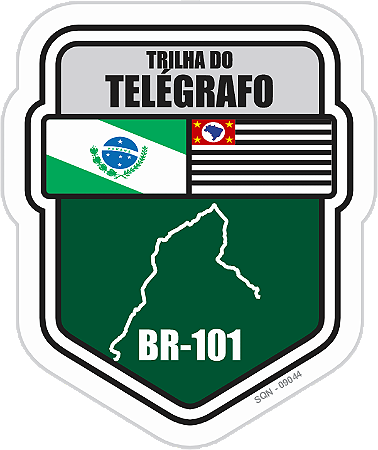 Patch Adesivo Trilha do Telégrafo