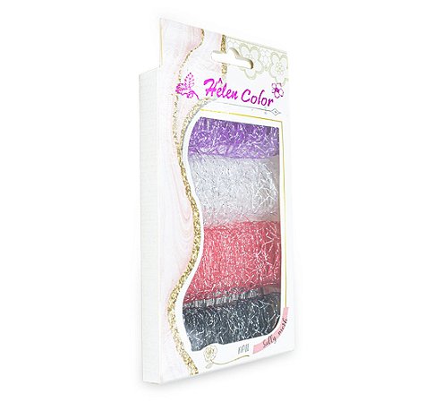 Malha de Renda Para Decoração De Unhas Gel Encapsulada S03