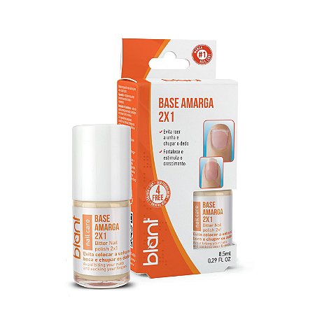 Base Amarga Parar De Roer Unhas Rápido 4free 8,5ml Blant