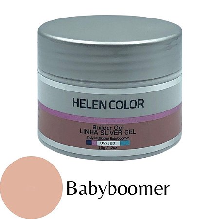 Gel para Unhas de Gel Helen Color Silver – Babyboomer 35g