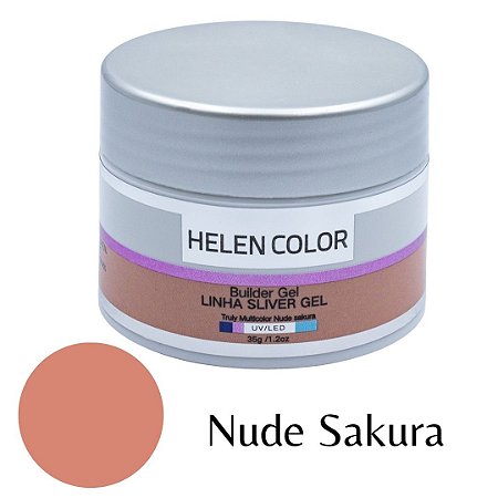 Gel para Unhas de Gel Helen Color Silver – Nude Sakura 35g