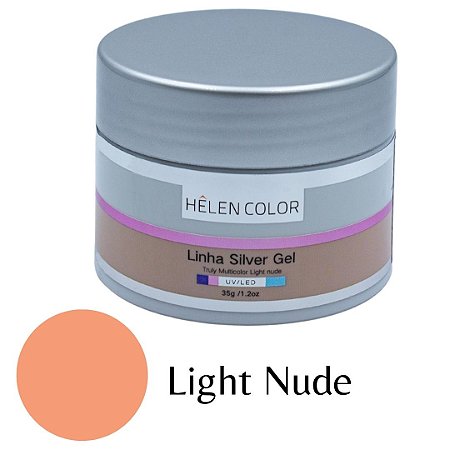 Gel para Unhas de Gel Helen Color Silver – Light Nude 35g