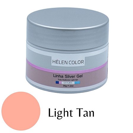 Gel para Unhas de Gel Helen Color Silver – Light Tan 35g