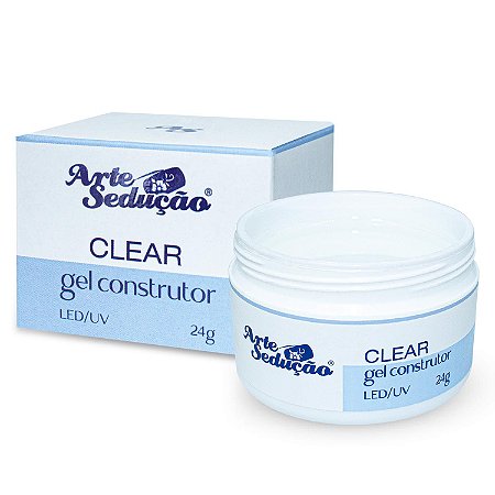 Gel Construtor para Unhas de Gel Clear 24g, Arte Sedução