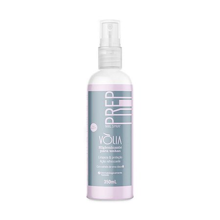 Prep Nail Spray Higienizante Refrescante Proteção Para Unhas 350ml Vòlia