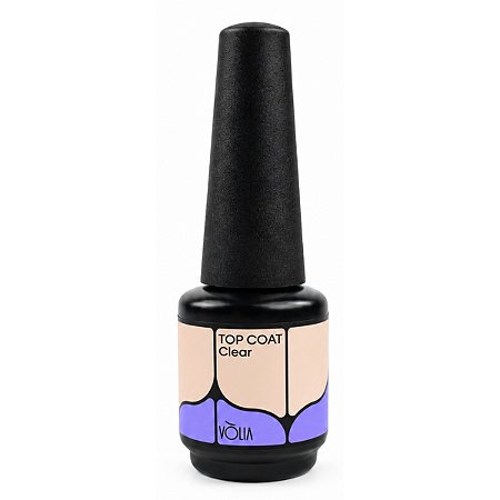 Top Coat Selante Unhas Gel Vòlia 9g Alto Brilho Sem Goma