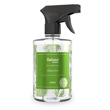 Água Perfumada Lençóis Roupa Aromatizador Alecrim 500 ml