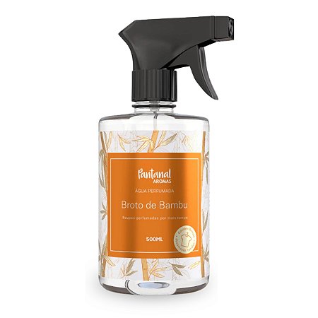 Agua Perfumada Roupa Lençol Aroma Broto de Bamboo 500 ml