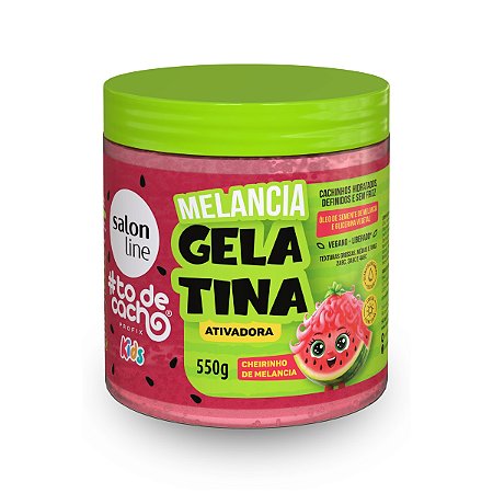 Gelatina Hidratação de Cachos Kids Melancia Salon Line 550g