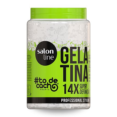 Gelatina 14x Mais Definição de Cachos Crespos Salon Line 1Kg