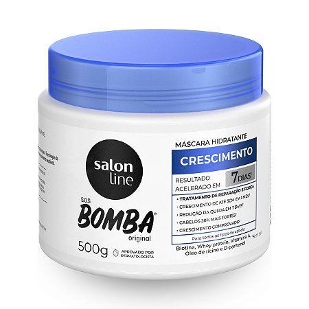 Máscara Sos Bomba Crescimento Acelerado Salon Line 500g