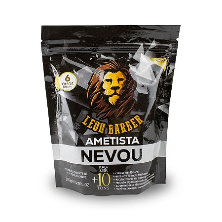 Pó Descolorante Ametista Nevou Claderia Até 10 Tons Fórmula Fortificante Leon Barber 300g