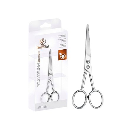Tesoura Cabelo Mini Serrilha Fio Laser Profissional Corte Reto Cabelos Design 5 Polegadas 340 BC Mundial
