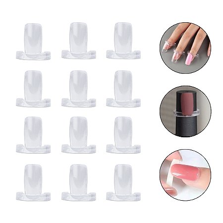 Kit 100 Anéis Transparente Mostruário Esmalte Cores Unha Expositor Manicure Design