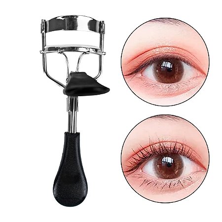 Curvador de Cílios Naturais Modelador Manual Alongador Maquiagem Makeup Olhos