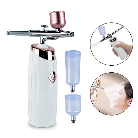 Compressor Aerógrafo Airbrush Portátil Sem Fio Maquiagem