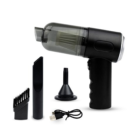 Mini Soprador Aspirador Pó Sem Fio Portátil Recarregável USB