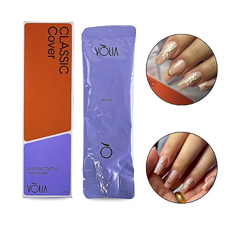 Sachê Gel Classic Cover Alongamento de Unha LED/UV 34g Vòlia