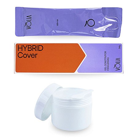 Sachê Refil Gel Hybrid Cover 34g Vòlia + Pote Reutilizável