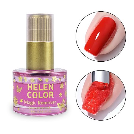 Magic Remover 16ml Helen Color Removedor De Esmalte Gel Uv