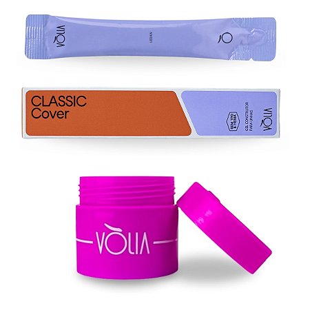 Kit Sachê Gel Classic Cover Sem TPO 14g Vòlia + Pote ECO