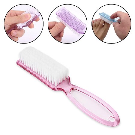 Escovinha Cabo Manicure Pedicure Limpeza Higiene das Unhas