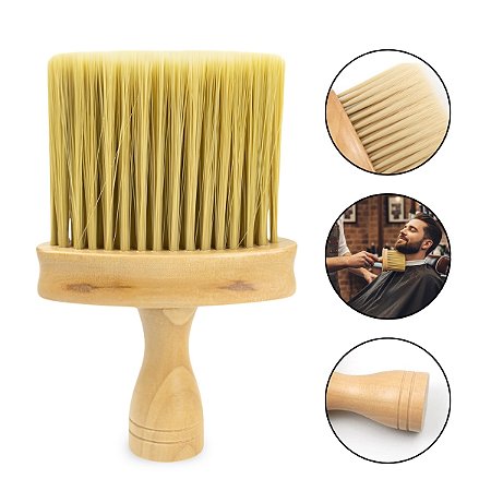 Pincel Espanador de Pescoço Rosto Barba Cabelo Barbearia