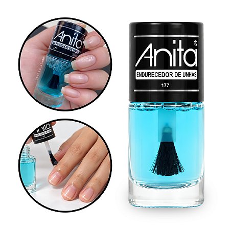 Endurecedor Esmalte Base Tratamento Unhas Fracas Anita 10ml