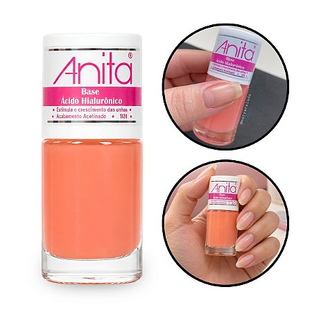 Base Ácido Hialurônico Fortalecimento Crescimento 10ml Anita