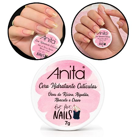 Cera Hidratante de Cutículas Rícino Algodão Abacate Cravo