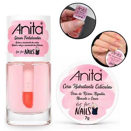Kit Sérum Fortalecedor de Unhas + Cera Hidratante Cutículas