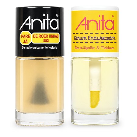 Kit Base Amarga Pare de Roer Unhas + Sérum Endurecedor Unhas